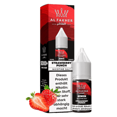 Al Fakher Liquid 10ml - Strawberry Punch 20mg